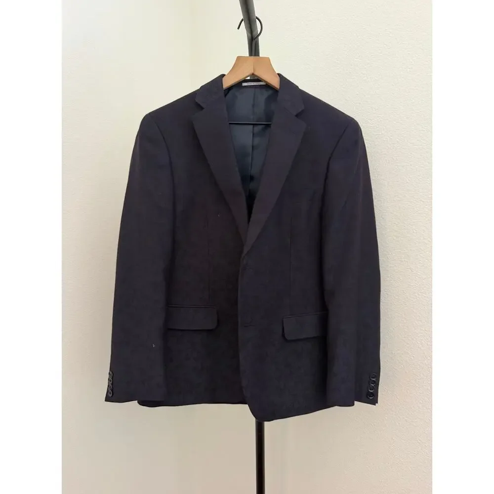 Alfani floral blue dinner jacket size 38 S